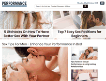 Tablet Screenshot of performanceinsiders.com